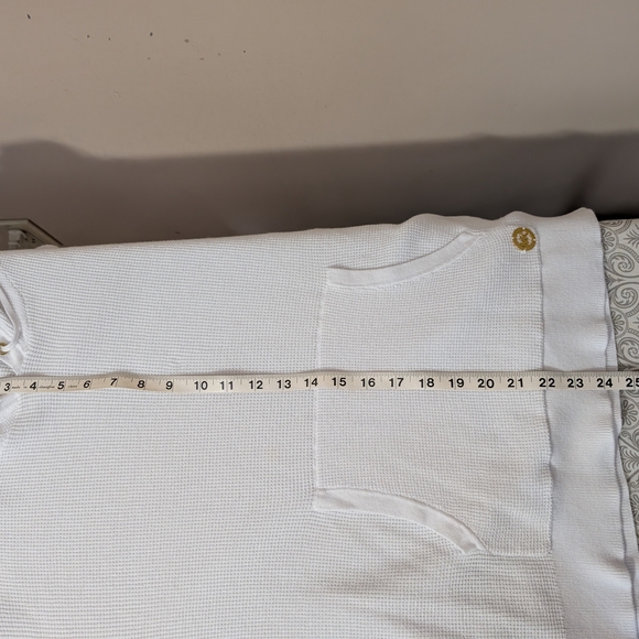 Michael Kors White Waffle Knit Hooded Women's Sweater Size XL - Picture 9 of 11